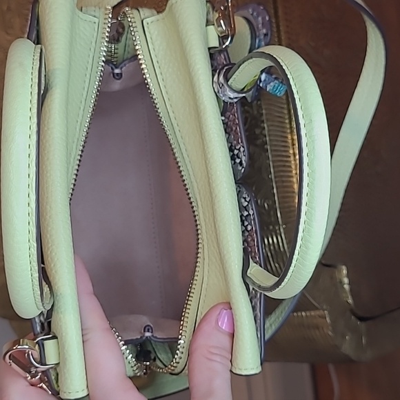 NWOT Kate Spade Spencer Python-embossed Mini Satchel Bag - Picture 13 of 16